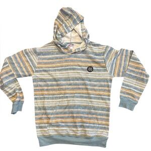 Ron Jon Blue and Orange Striped Hoodie